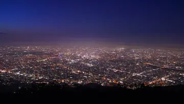 모이와산에서 본 삿포로 야경